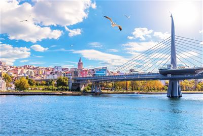 Metro Bridge in Istanbul